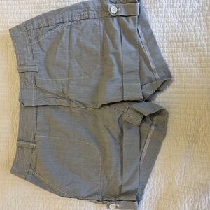 Banana Republic Navy and White Striped Shorts